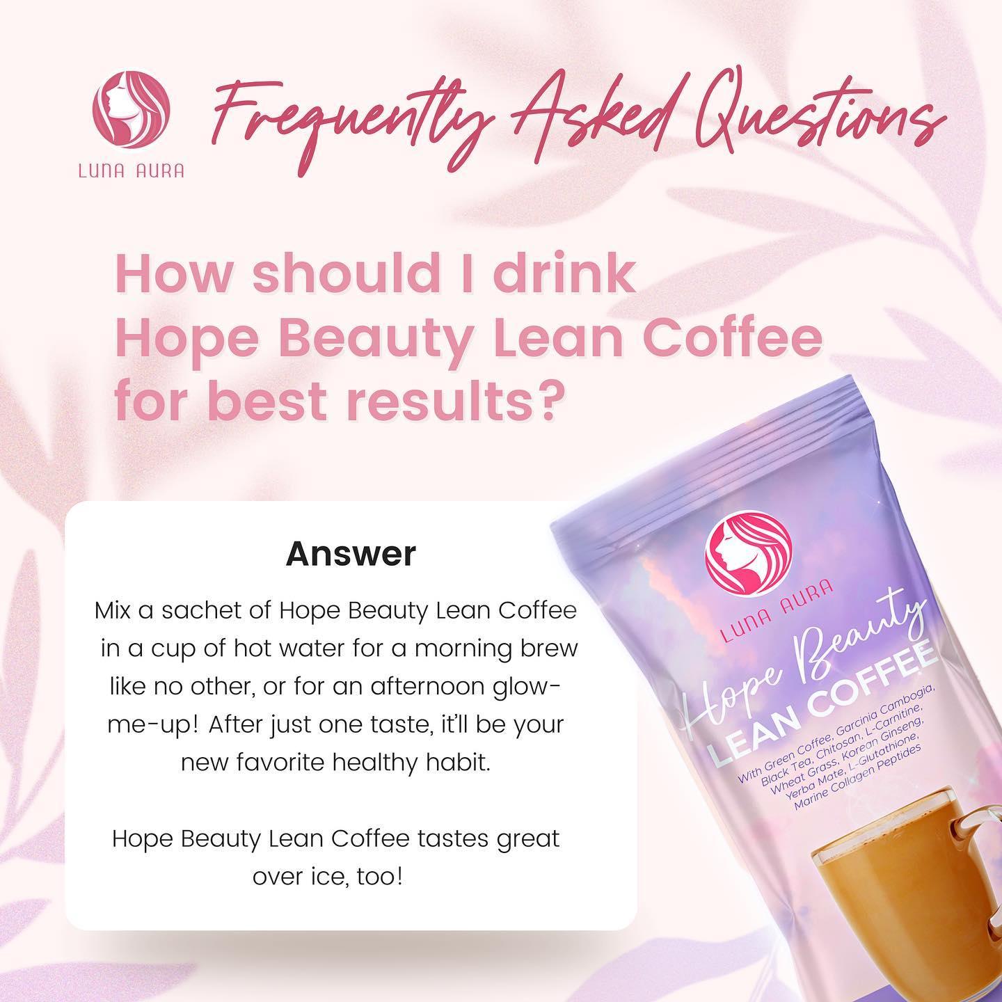 Luna Aura Hope Beauty Lean Coffee (PREORDER) - Astrid & Rose