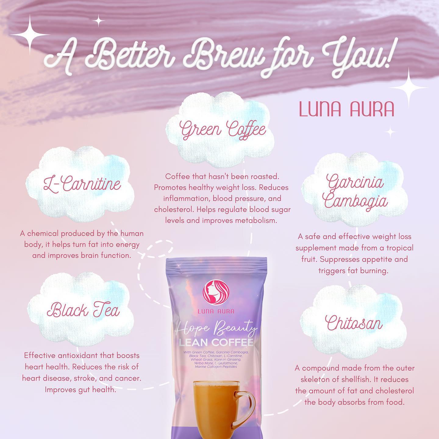 Luna Aura Hope Beauty Lean Coffee (PREORDER) - Astrid & Rose