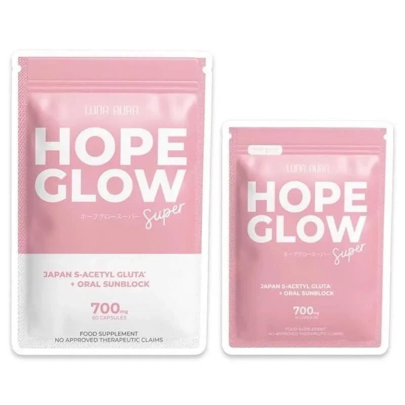 Luna Aura Hope Glow Super Japan S-Acetyl Gluta + Oral Sunblock 700mg Astrid & Rose Luna Aura Hope Glow Super Japan S-Acetyl Gluta + Oral Sunblock 700mg Astrid & Rose