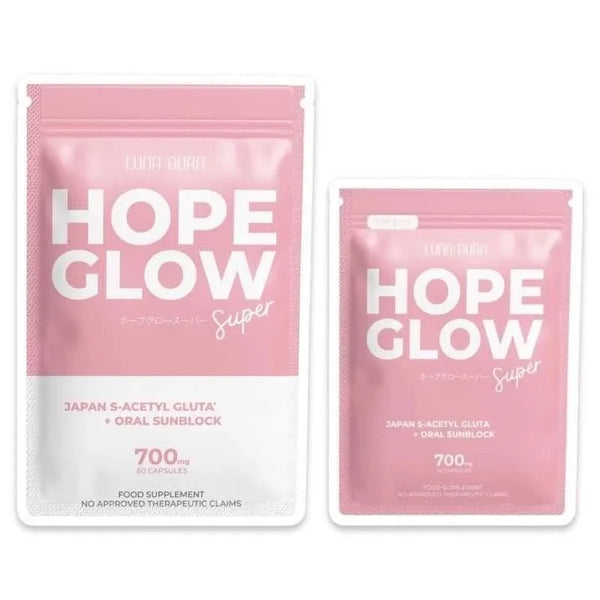 Luna Aura Hope Glow Super Japan S-Acetyl Gluta + Oral Sunblock 700mg   Astrid & Rose