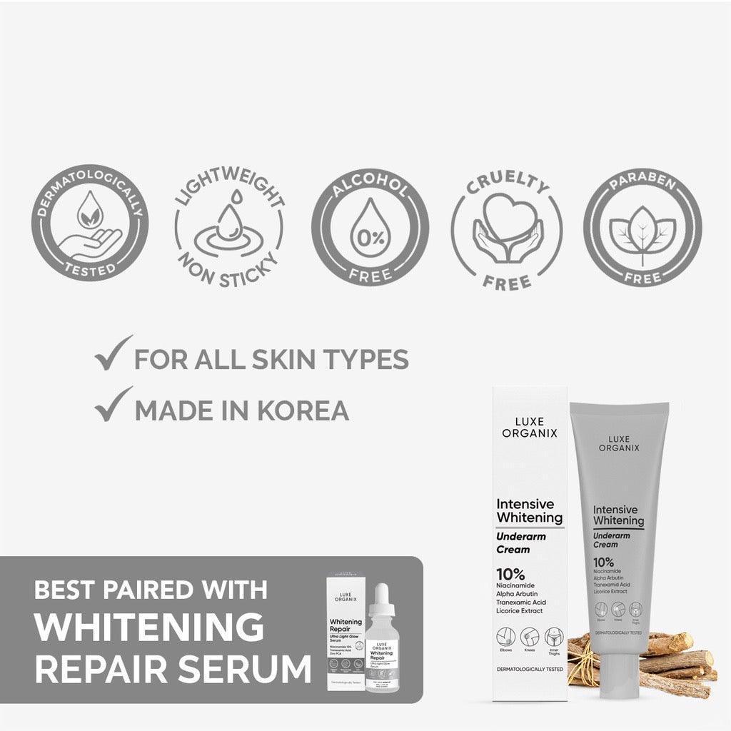 Luxe Organix Intensive Whitening Underarm Cream - Astrid & Rose