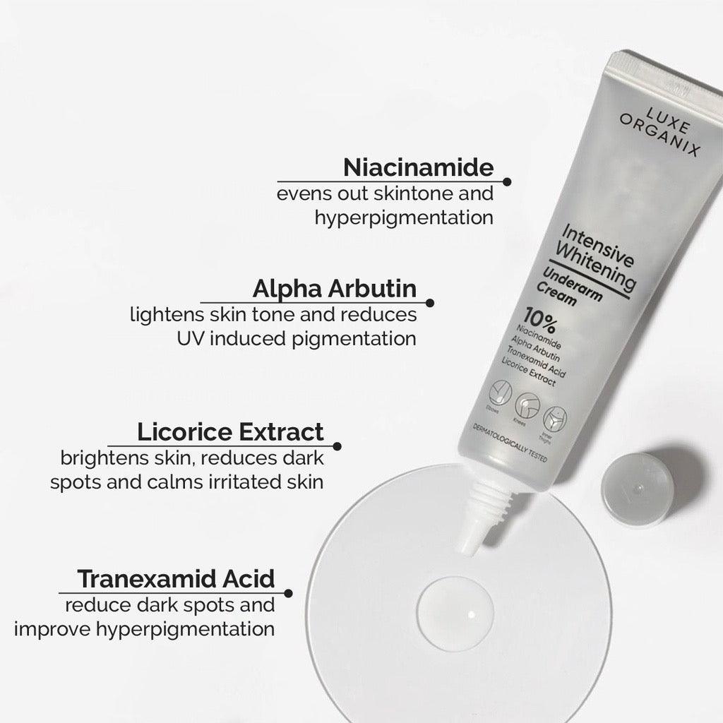 Luxe Organix Intensive Whitening Underarm Cream - Astrid & Rose