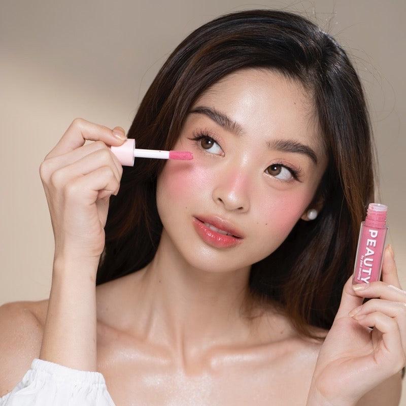 Peauty Beauty Liquid Creamy Blush in PEAUTY - Natural Finish & Long Lasting Blush - Astrid & Rose