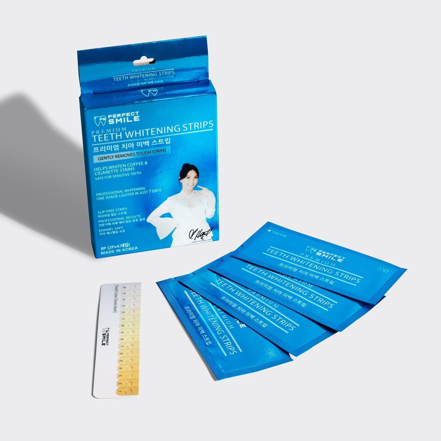 Perfect Smile Teeth Whitening Strips 8pcs - Astrid & Rose