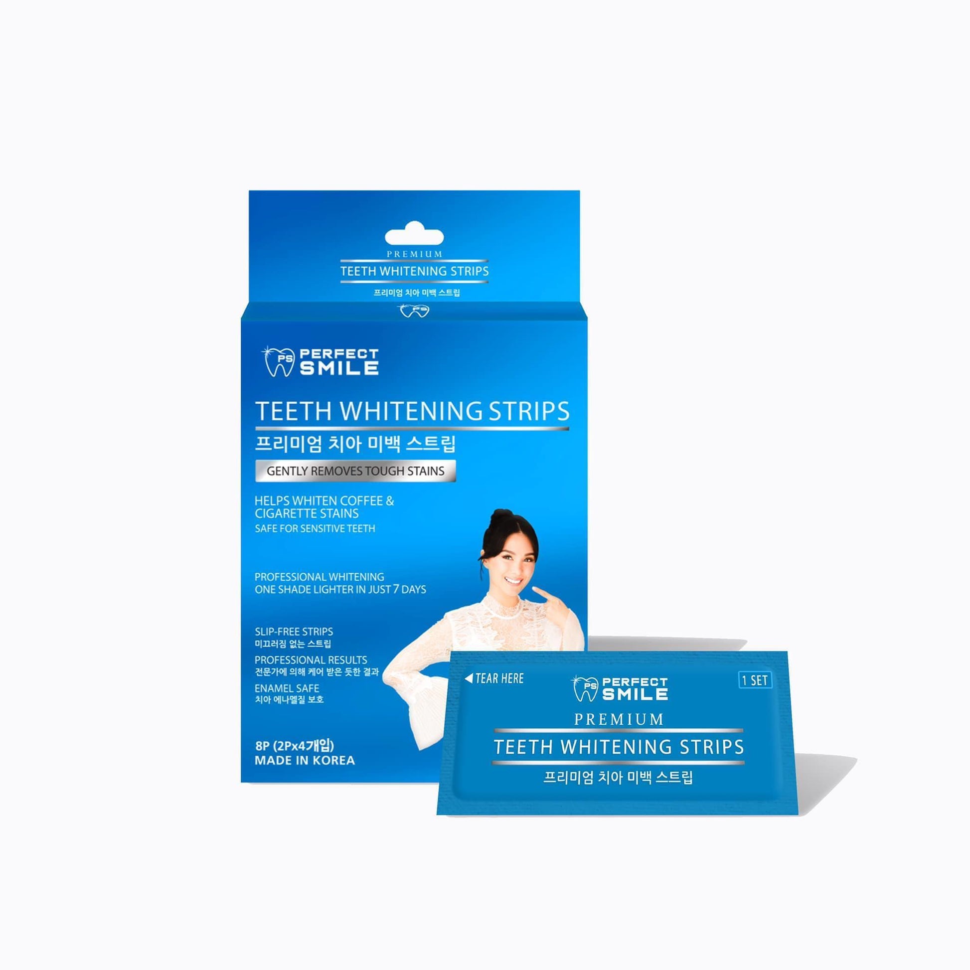 Perfect Smile Teeth Whitening Strips 8pcs - Astrid & Rose