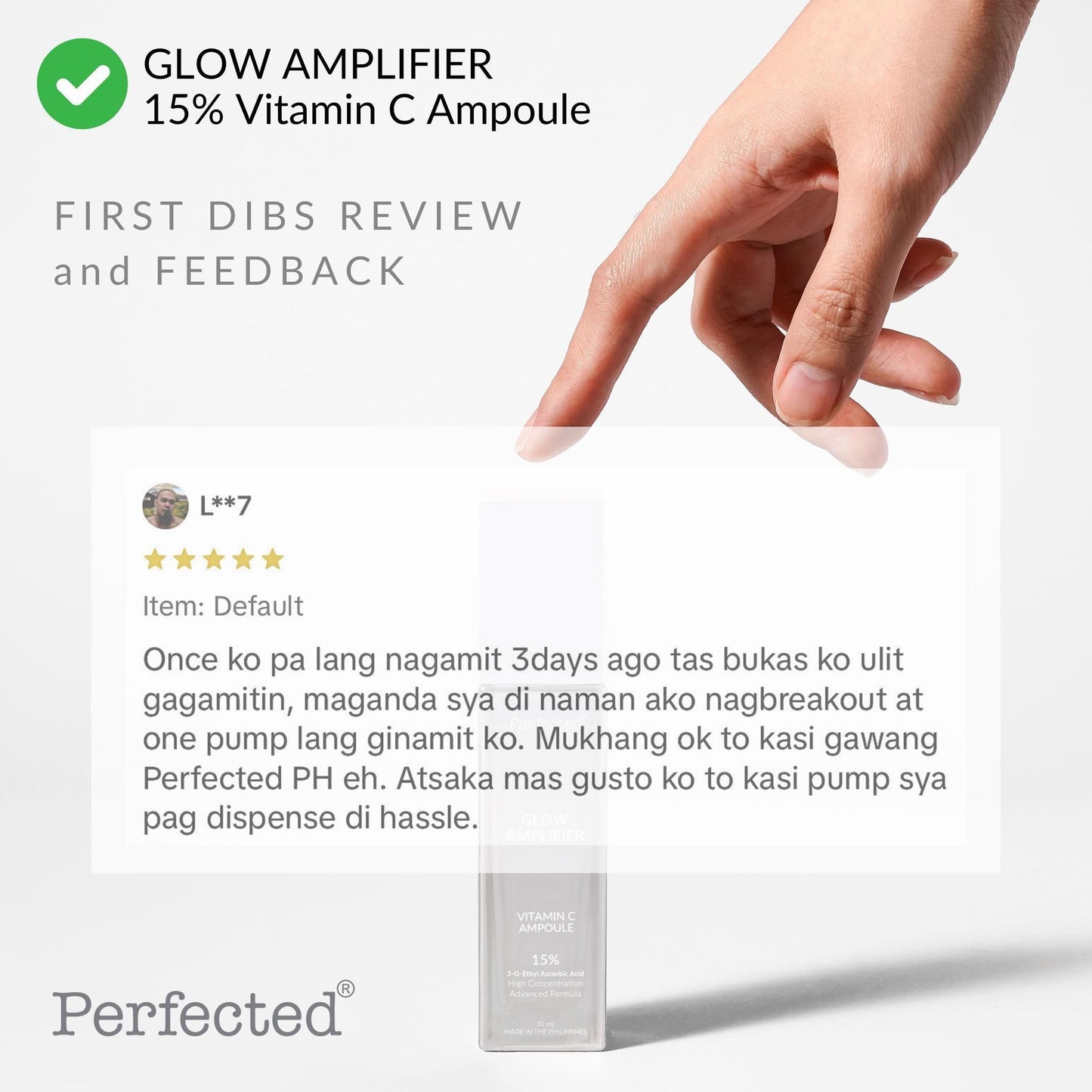 Perfected Glow Amplifier 15% Vitamin C Ampoule - Astrid & Rose