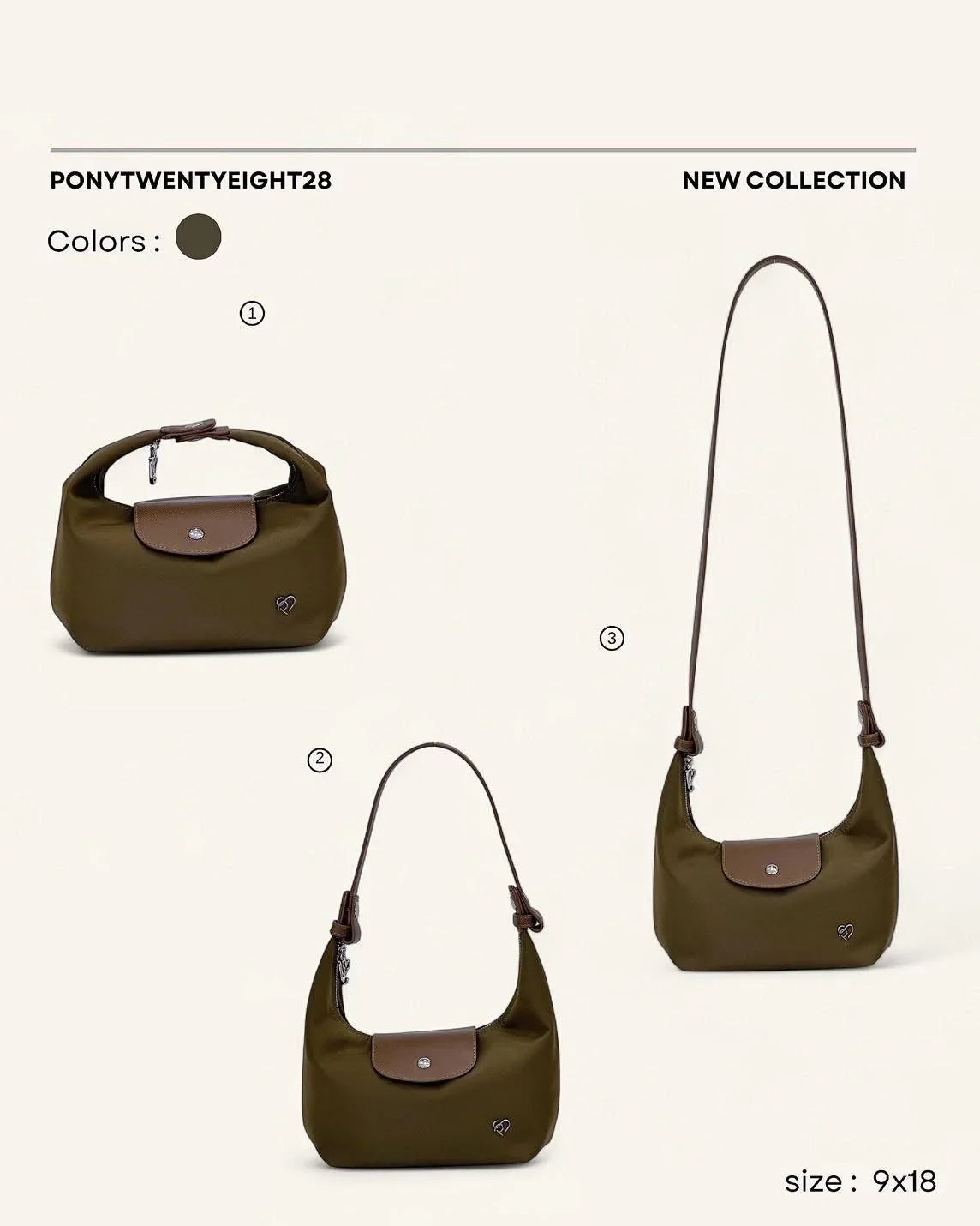 Pony Moya Nylon Bag - Astrid & Rose
