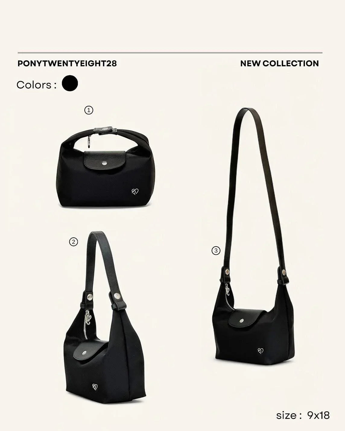 Pony Moya Nylon Bag - Astrid & Rose