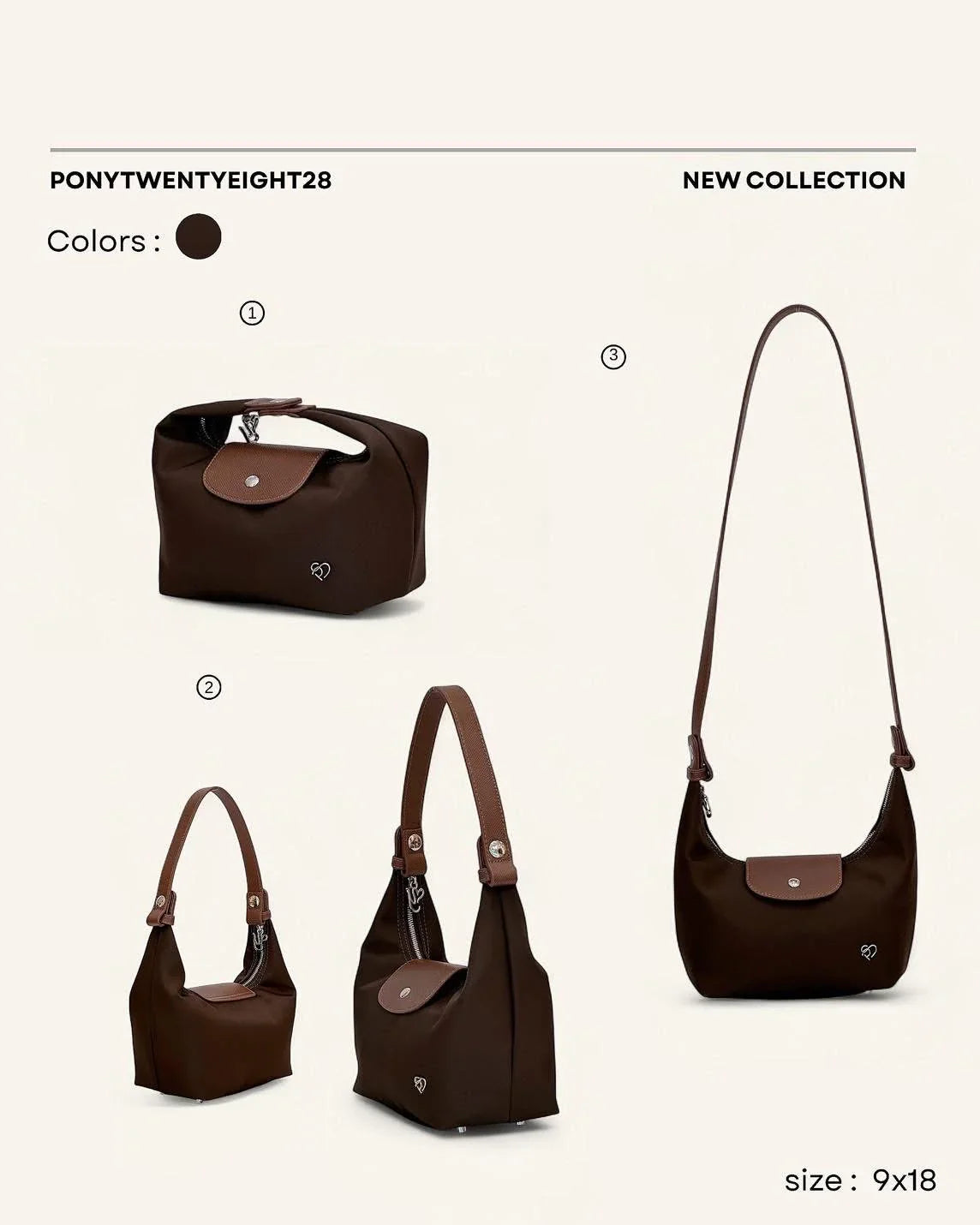 Pony Moya Nylon Bag - Astrid & Rose