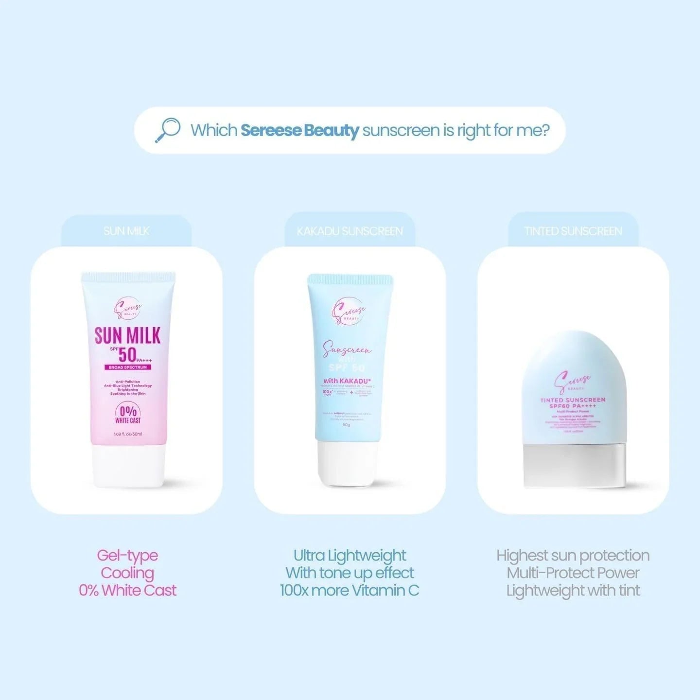 Sereese Beauty Tinted Sunscreen SPF 60 - Astrid & Rose