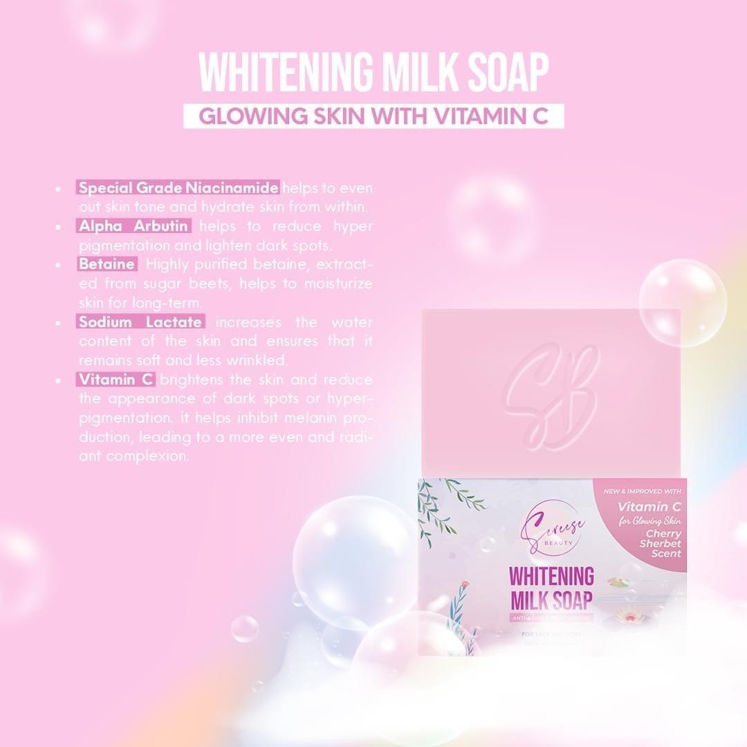 Sereese Beauty Whitening Milk Soap - Astrid & Rose