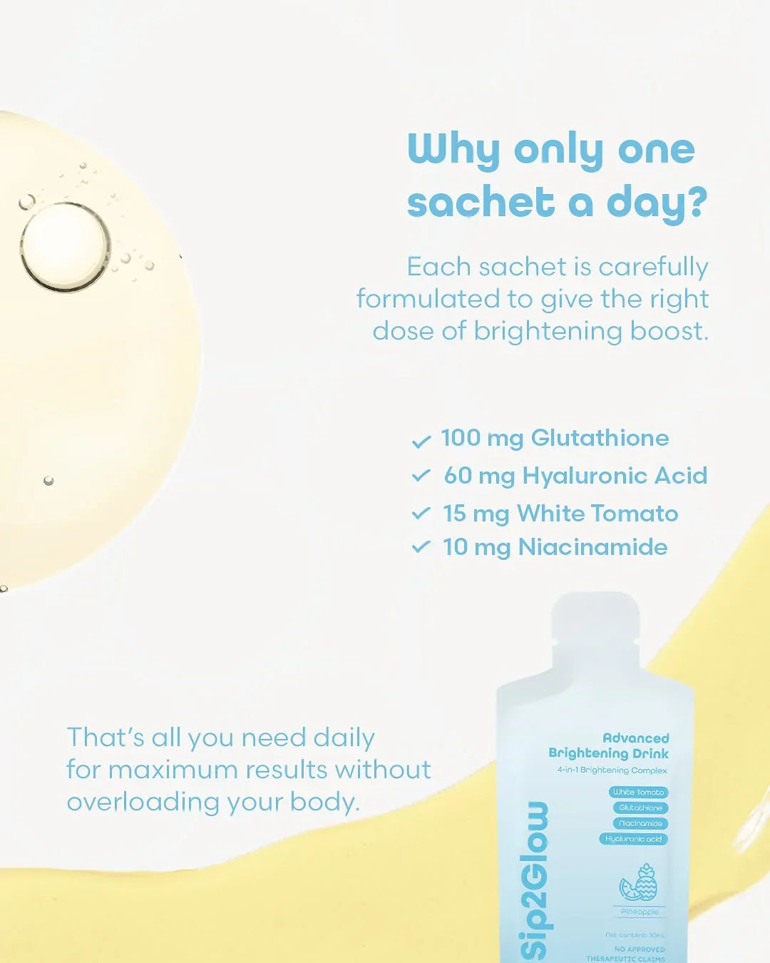Sip2Glow Advanced Brightening Drink - Astrid & Rose