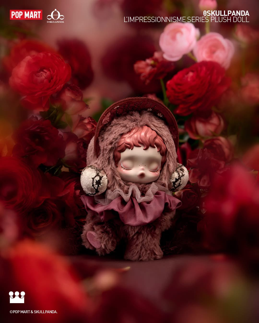 SKULLPANDA L’impressionnisme Series Plush Doll Blind Box - Astrid & Rose
