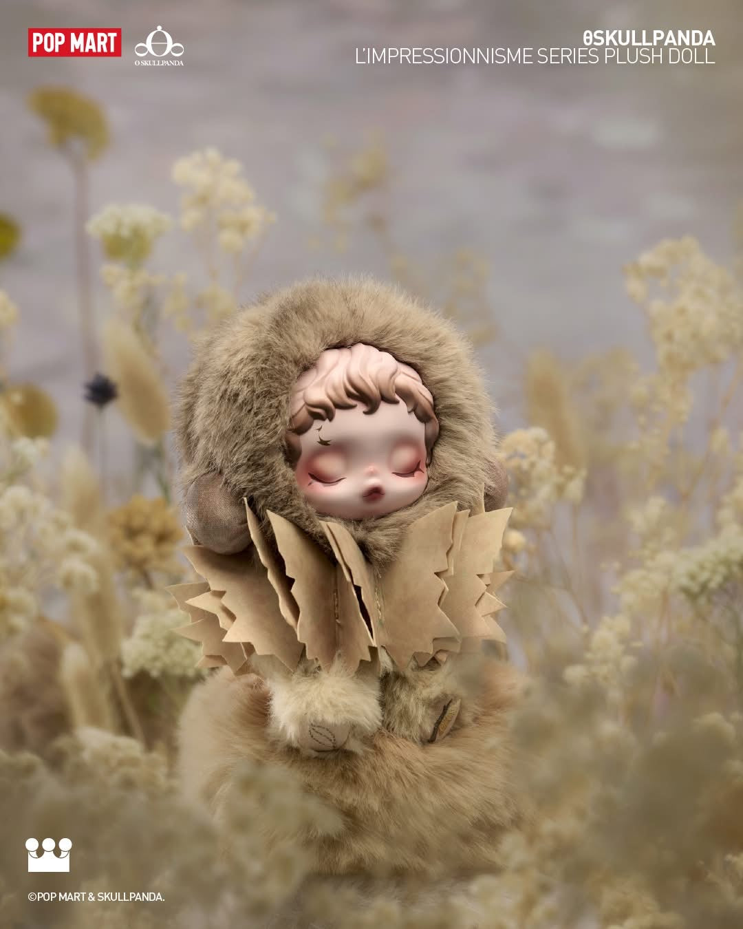 SKULLPANDA L’impressionnisme Series Plush Doll Blind Box - Astrid & Rose
