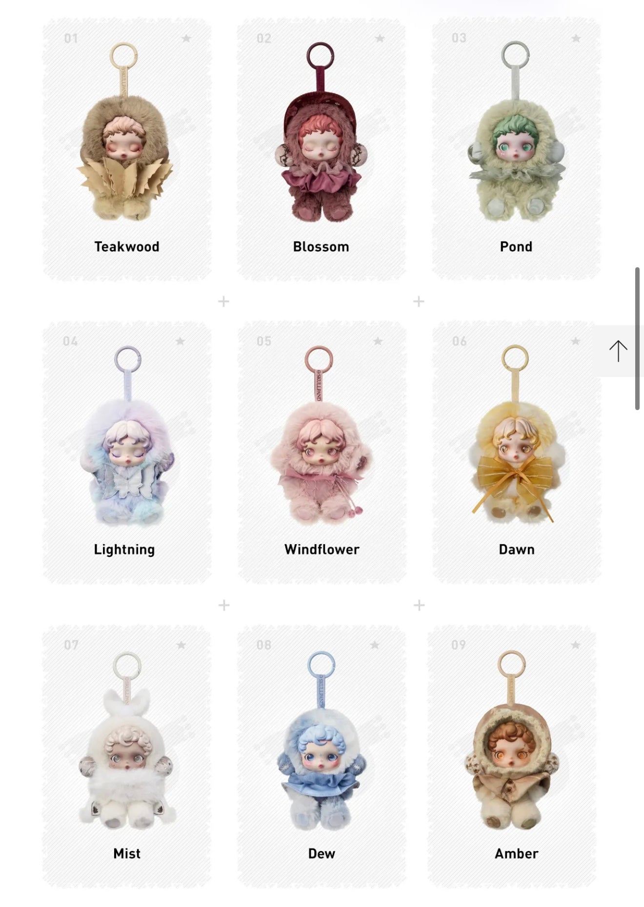 SKULLPANDA L’impressionnisme Series Plush Doll Blind Box - Astrid & Rose