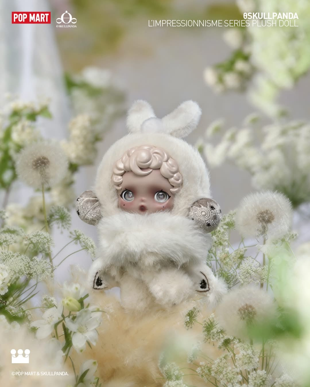 SKULLPANDA L’impressionnisme Series Plush Doll Blind Box - Astrid & Rose