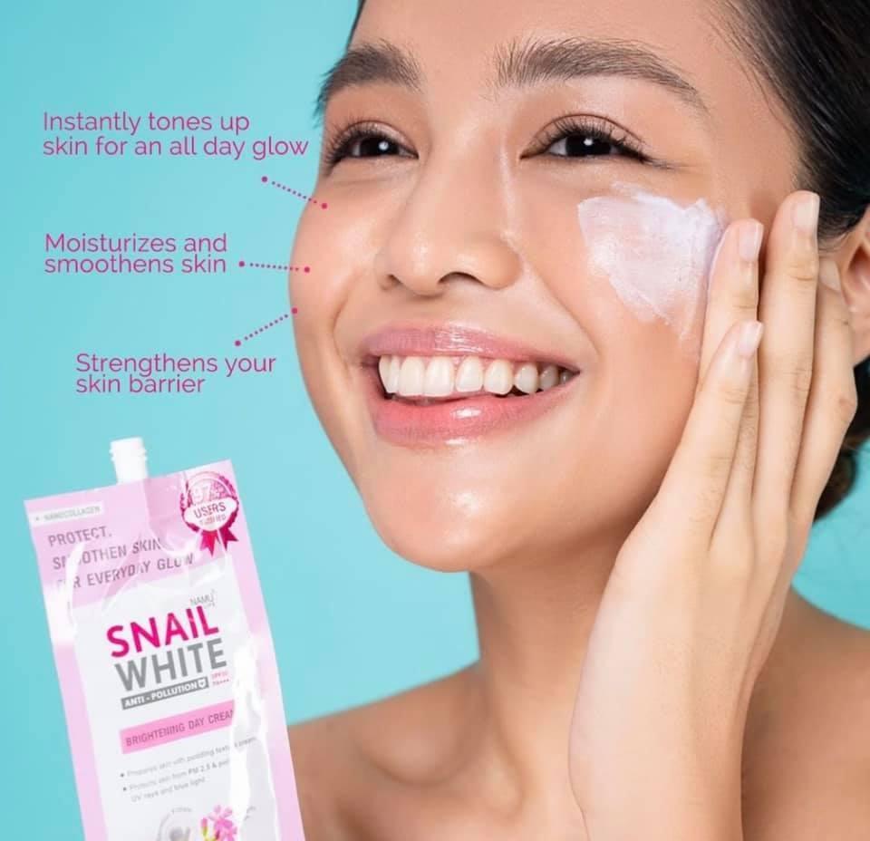 Snail White Brightening Day Cream SPF 30/PA+++ 7ml - Astrid & Rose