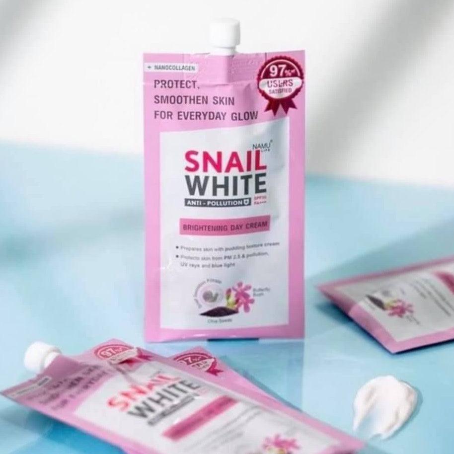 Snail White Brightening Day Cream SPF 30/PA+++ 7ml - Astrid & Rose