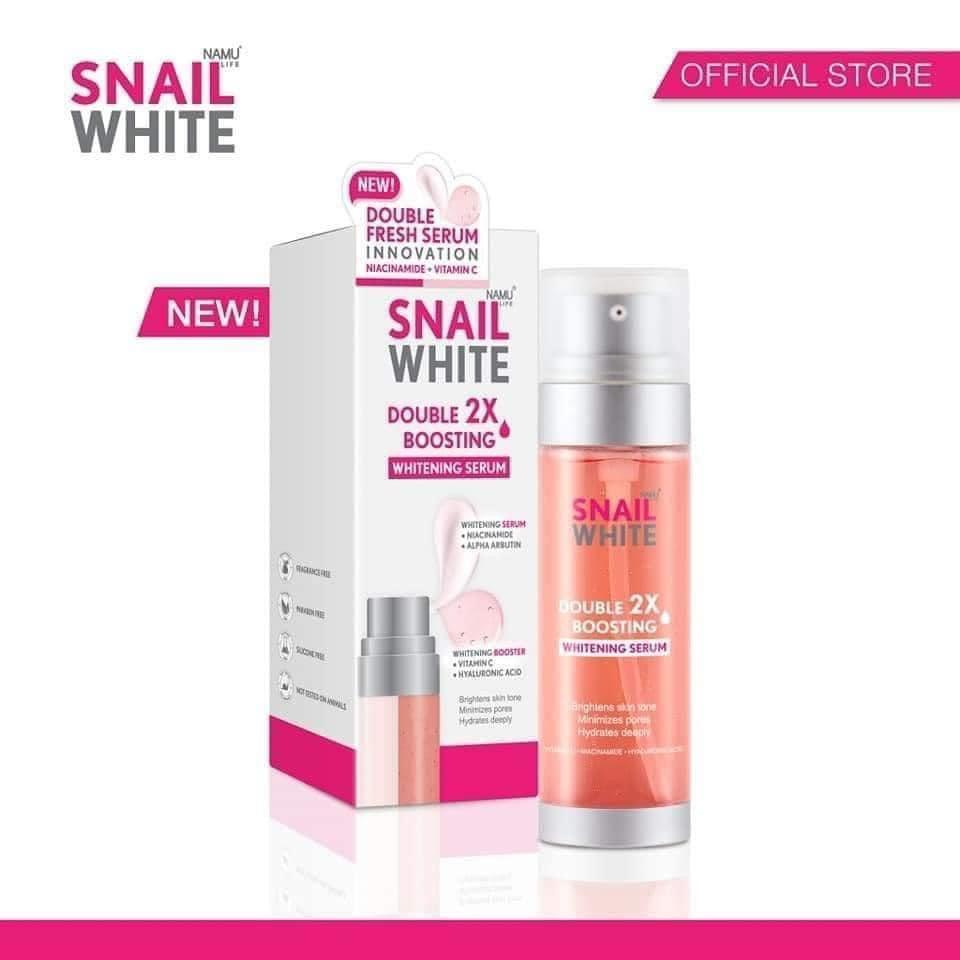Snail White Double Boosting Brightening Serum 40ml+40ml - Astrid & Rose