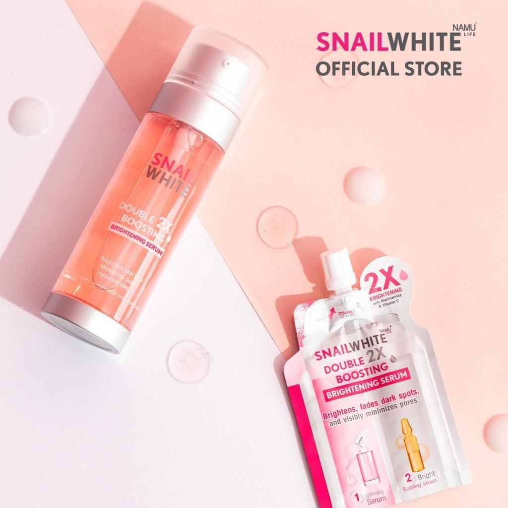 Snail White Double Boosting Brightening Serum 4ml+4ml - Astrid & Rose