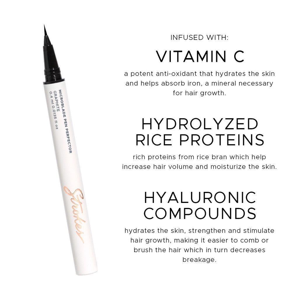 Strokes Microblade Pen Perfector in Graphite - Astrid & Rose