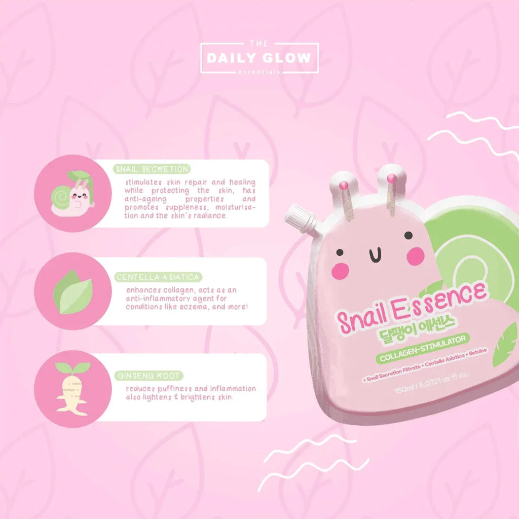 The Daily Glow Snail Essence 150ml - Astrid & Rose