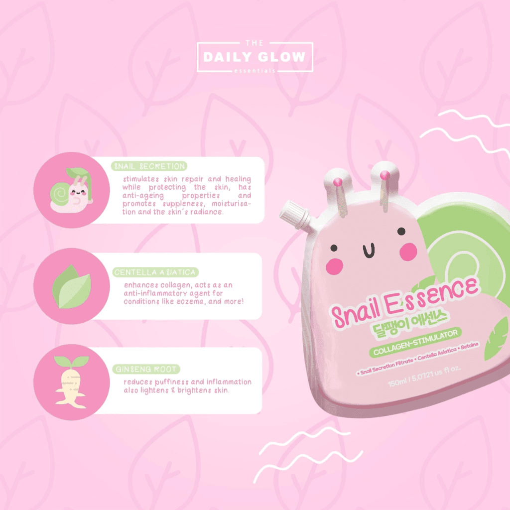 The Daily Glow Snail Essence 150ml - Astrid & Rose