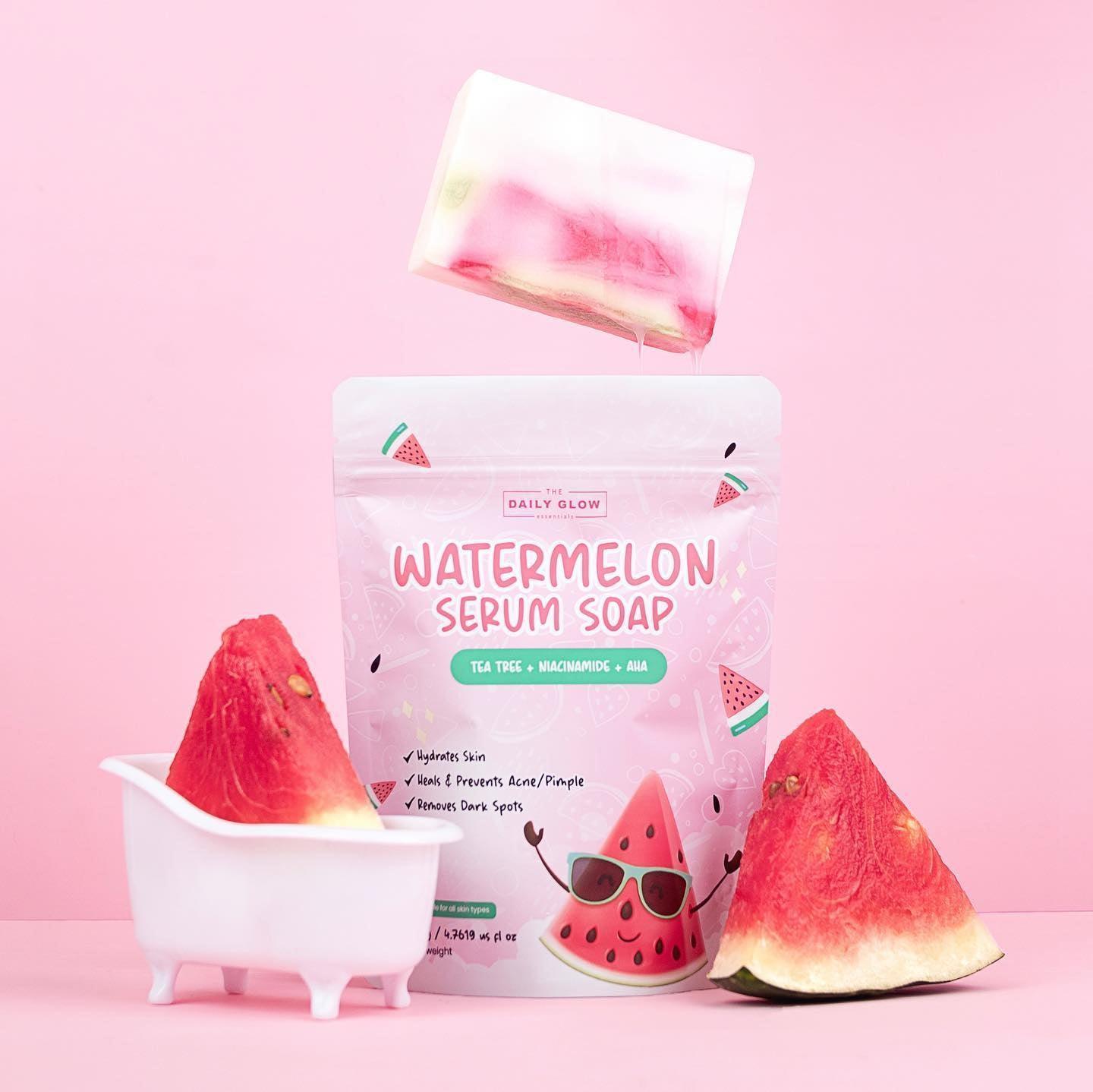 The Daily Glow Watermelon Serum Soap - Astrid & Rose