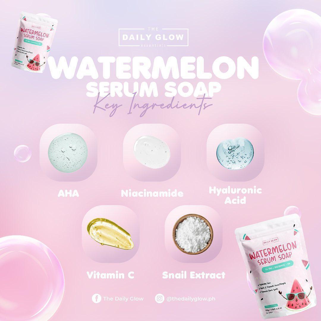 The Daily Glow Watermelon Serum Soap - Astrid & Rose