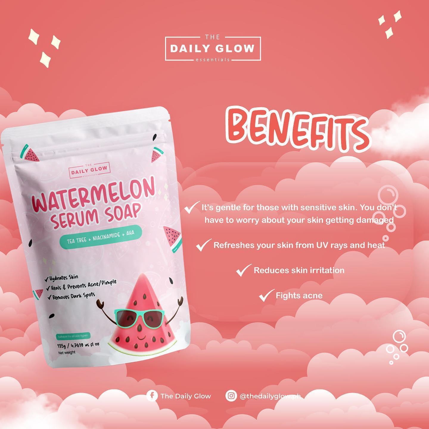 The Daily Glow Watermelon Serum Soap - Astrid & Rose