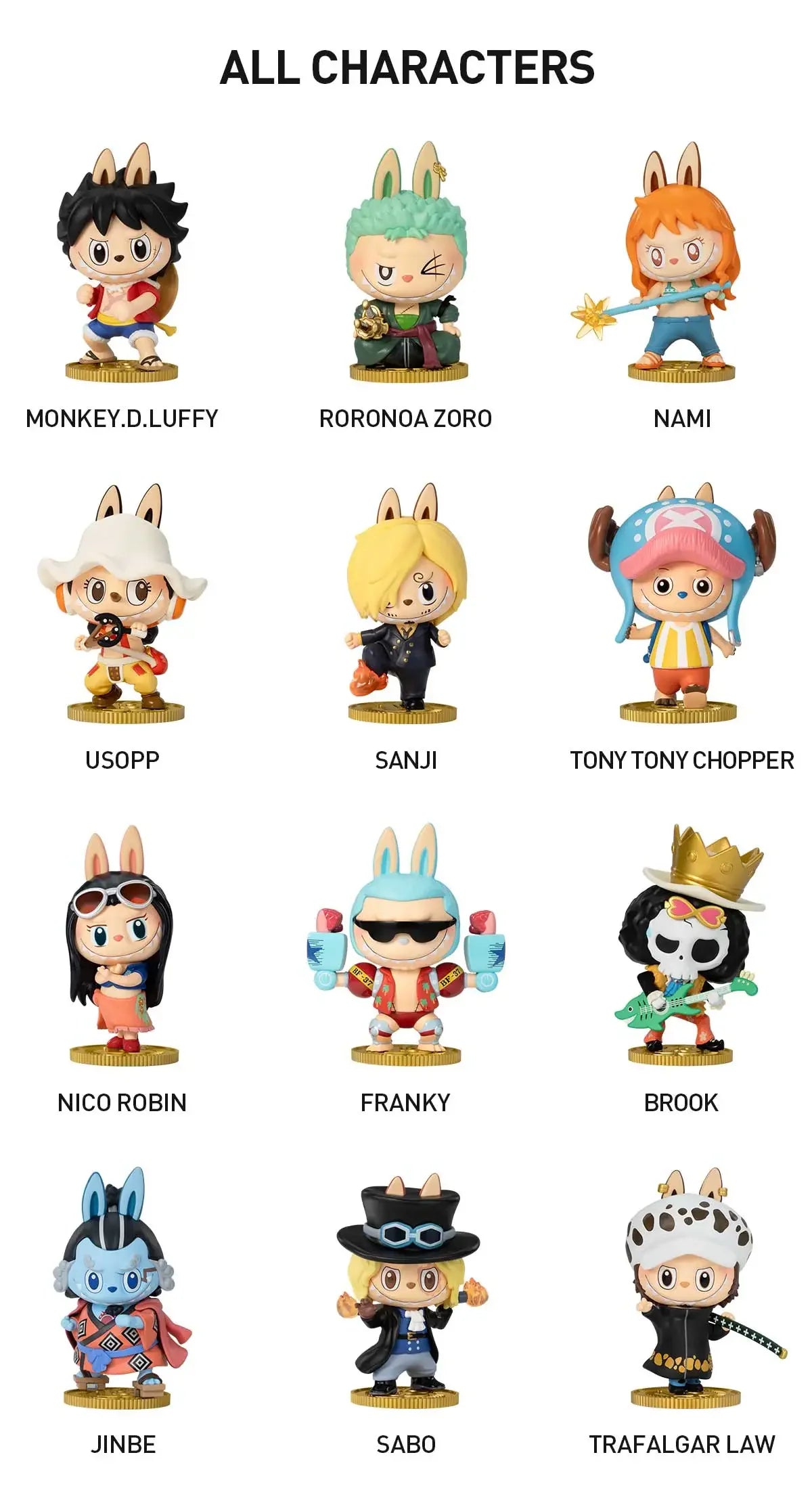 THE MONSTERS × One Piece Series Figures Single Blind Box - Astrid & Rose