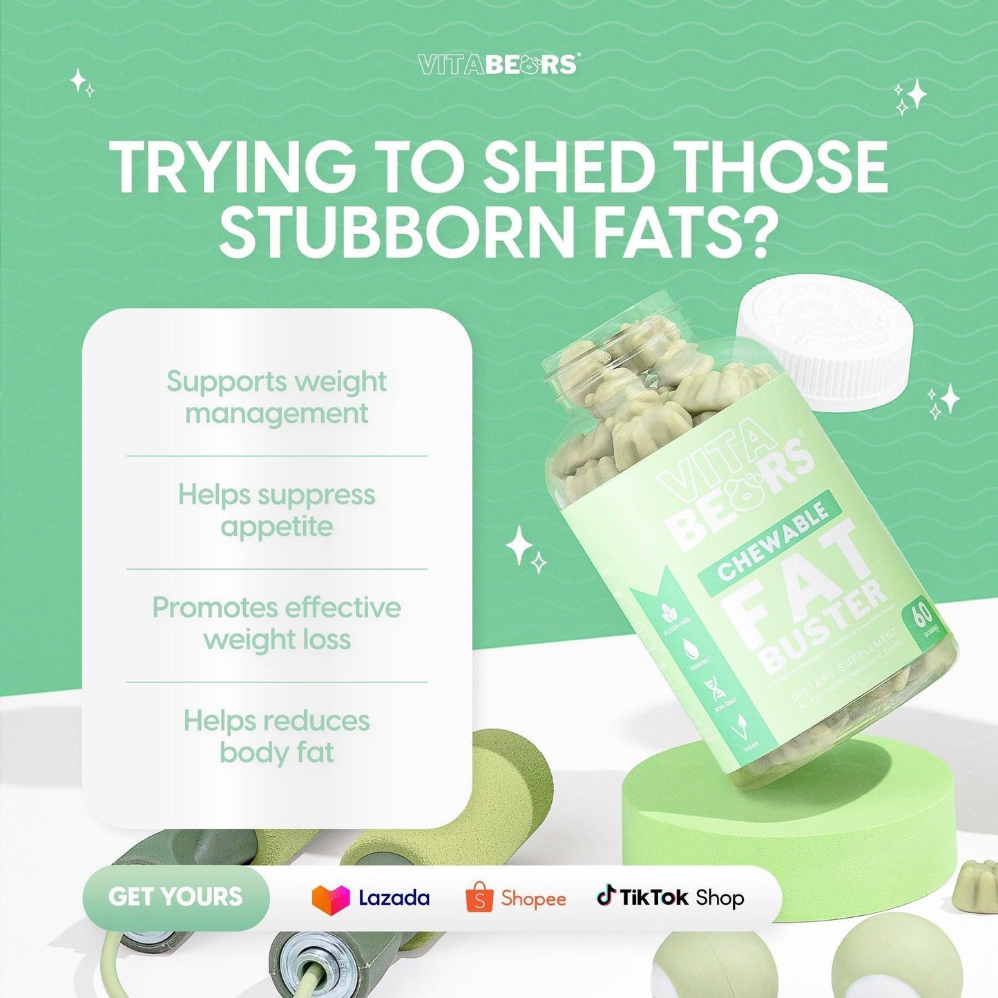 Vitabears Fat Buster - Astrid & Rose