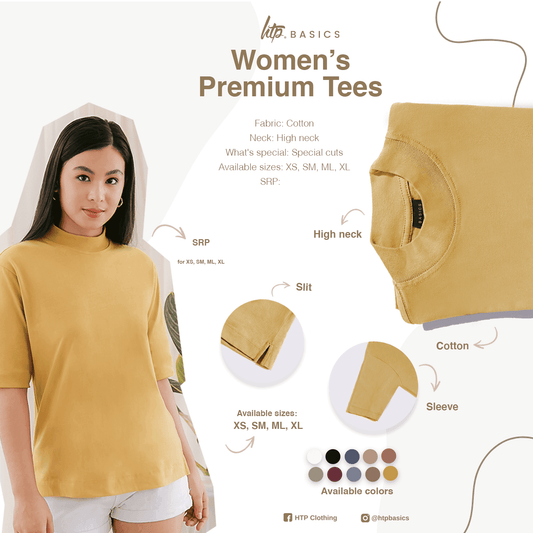 HTP Basics - Women's Premium Tees (ML) - Astrid & Rose
