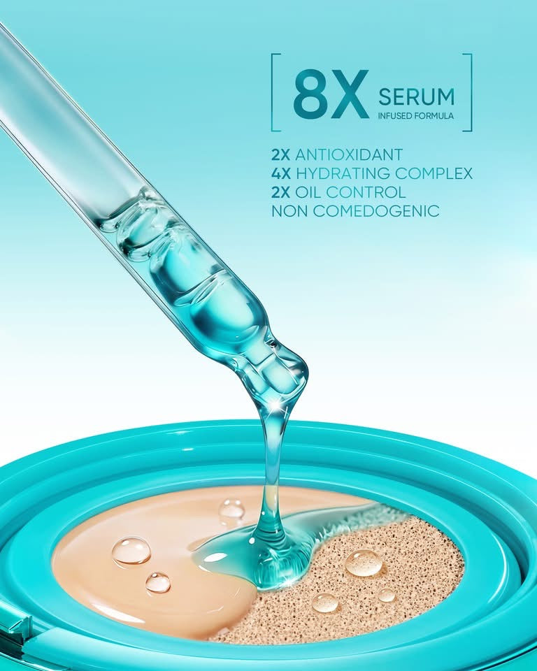 Skintific Perfect Stay Serum Matte Cushion