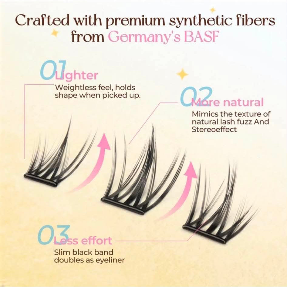 Mlen Diary Halo Series Glue Free False Eyelashes