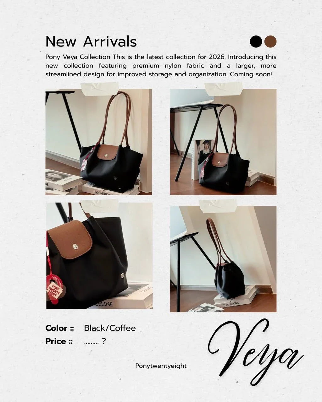 Pony Veya Nylon Bag