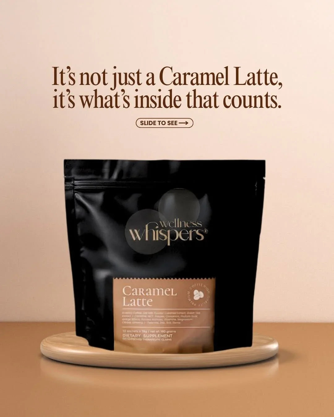 Wellness Whispers Caramel Latte