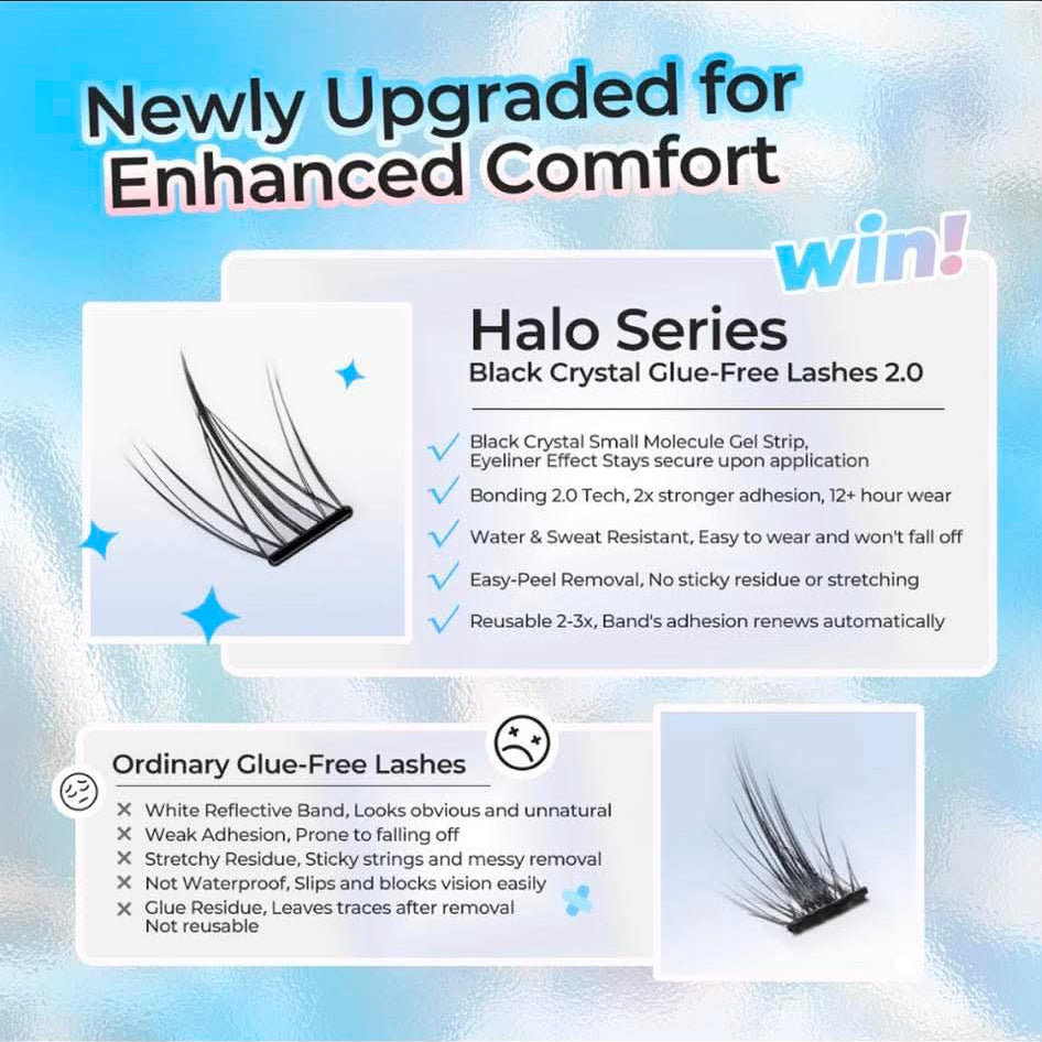 Mlen Diary Halo Series Glue Free False Eyelashes