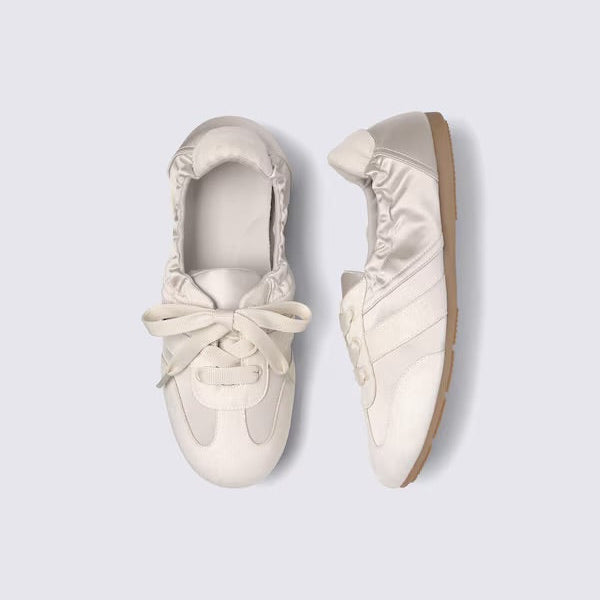 GU Ballet Sneakers in Light Gray (PREORDER)