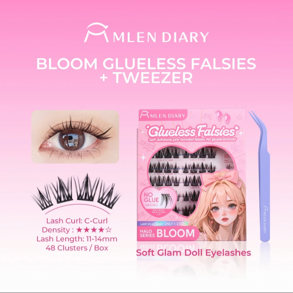 Mlen Diary Halo Series Glue Free False Eyelashes