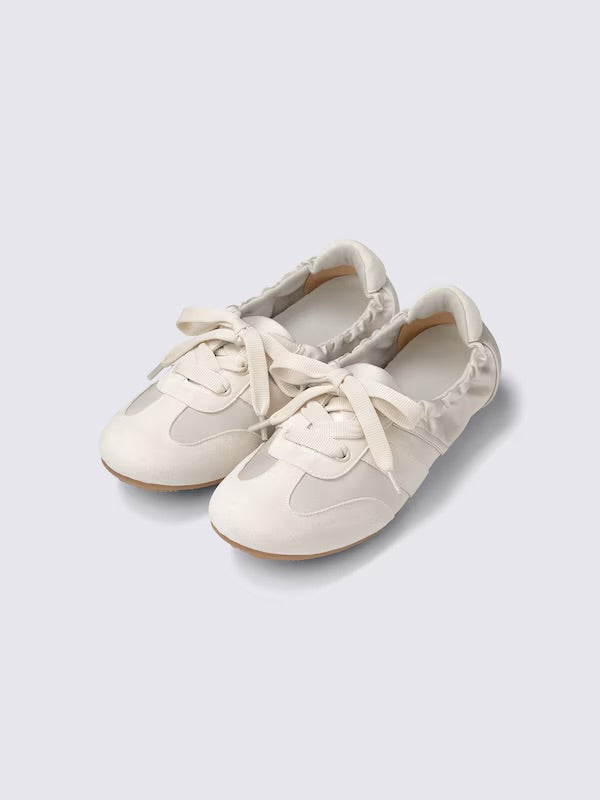 GU Ballet Sneakers in Light Gray (PREORDER)