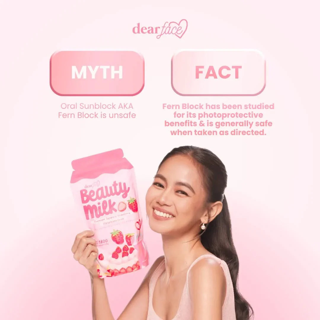 Dear Face Beauty Milk Premium Japanese Strawberry Gluta Drink