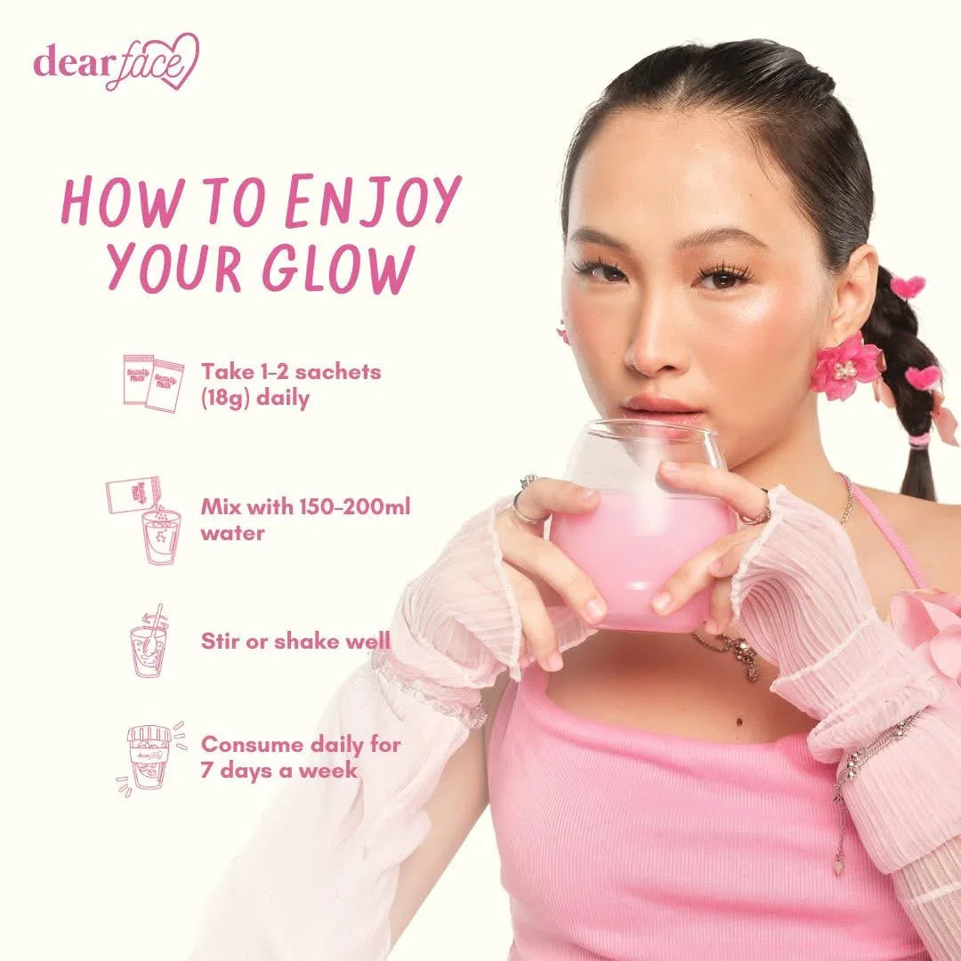 glutathione migraine Bela Padilla is the face of Tiktok-trending 'Dear Face' Beauty Milk –  Random Republika main image 0