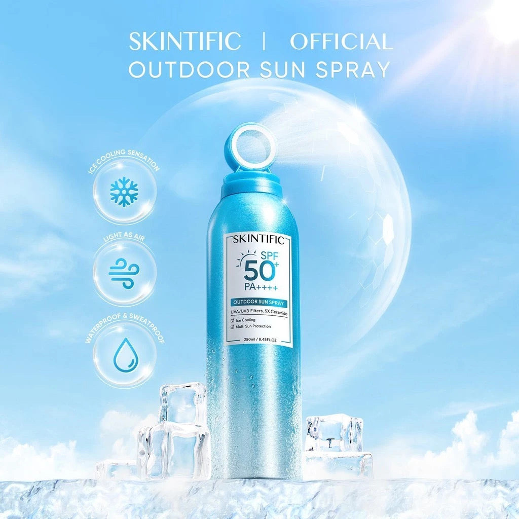 Skintific Outdoor Sunscreen Spray SPF 50+ PA++++ 250ml