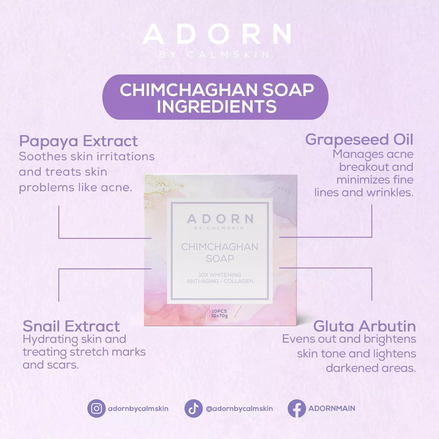 ADORN Chimchaghan Soap by Calmskin - Astrid & Rose