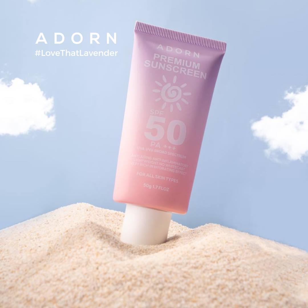 Adorn Premium Sunscreen Spf 50+++ 50g - Astrid & Rose