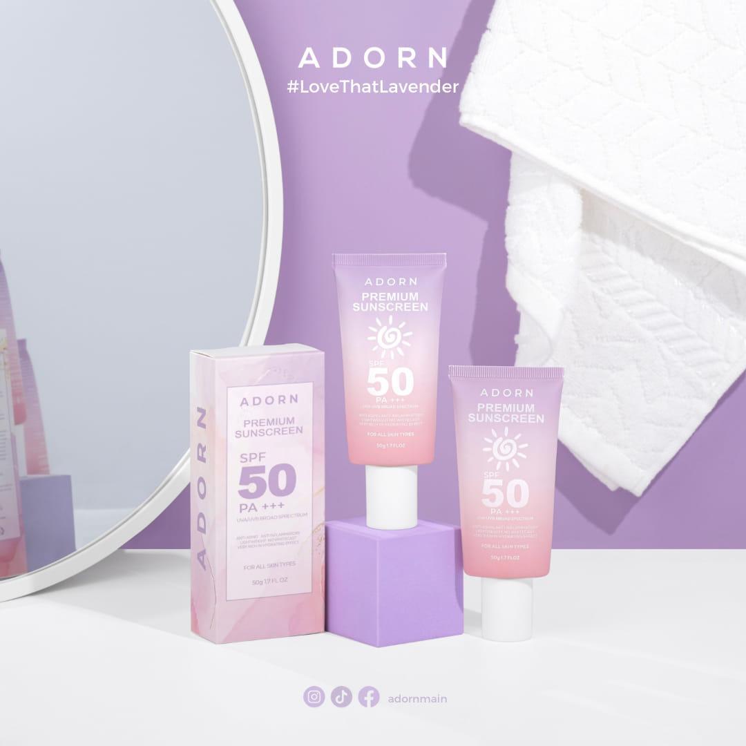 Adorn Premium Sunscreen Spf 50+++ 50g - Astrid & Rose