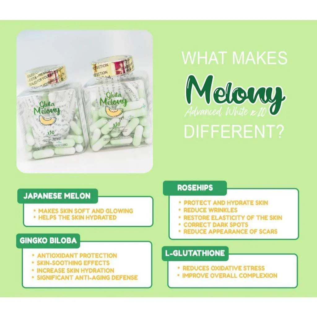 Aishi Gluta Melony Advanced White x10 Astrid & Rose Aishi Gluta Melony Advanced White x10 Astrid & Rose