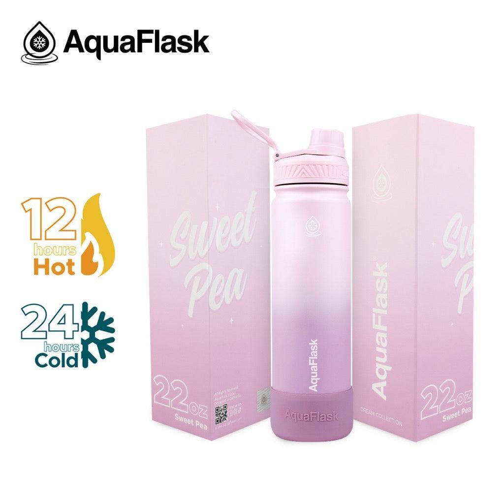 AquaFlask 22oz Dream Collection 4 Wide Mouth with Spout Lid Vacuum Insulated Stainless Steel Drinking Water - Astrid & Rose