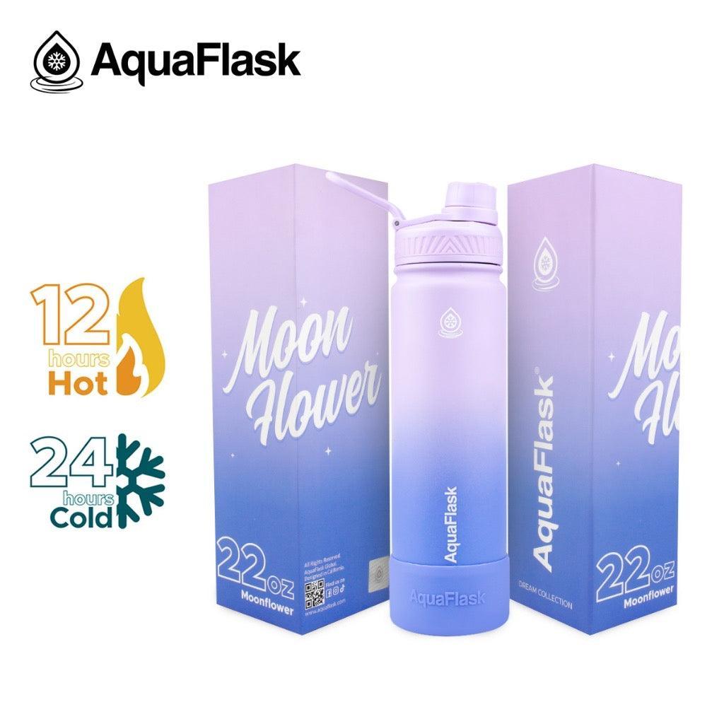 AquaFlask 22oz Dream Collection 4 Wide Mouth with Spout Lid Vacuum Insulated Stainless Steel Drinking Water - Astrid & Rose